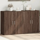 Dressoirs en buffetkasten van bewerkt hout met trendy en praktische uitstraling - bruin eikenkleur / 1 - Dressoirs &