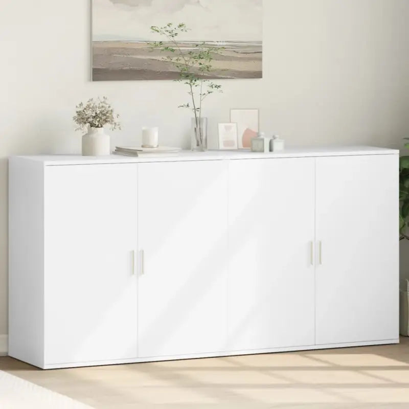 Dressoirs en buffetkasten van bewerkt hout voor een stijlvol interieur - Wit / 1 - Dressoirs & buffetkasten