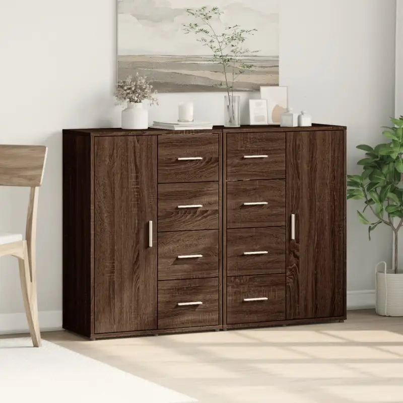 Dressoirs en buffetkasten van bewerkt hout voor een trendy interieur - Dressoirs & buffetkasten
