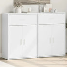 Dressoirs en buffetkasten van bewerkt hout voor een trendy en stevig interieur - Wit / 1 - Dressoirs & buffetkasten