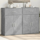 Dressoirs en buffetkasten van bewerkt hout voor een trendy en stevig interieur - Betongrijs / 1 - Dressoirs &
