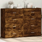 Dressoirs en buffetkasten van bewerkt hout voor een trendy en stevige uitstraling - Gerookt eiken / 1 - Dressoirs &