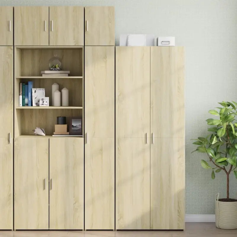 Dressoirs en buffetkasten van bewerkt hout voor extra opbergruimte - Sonoma eiken / 1 - Dressoirs & buffetkasten