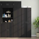 Dressoirs en buffetkasten van bewerkt hout voor extra opbergruimte - Zwart / 1 - Dressoirs & buffetkasten
