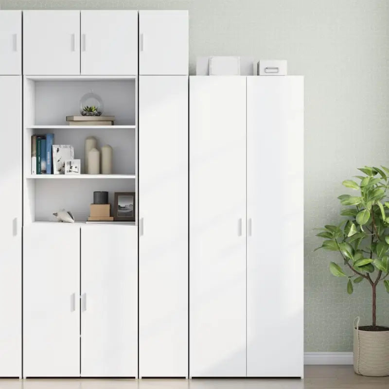 Dressoirs en buffetkasten van bewerkt hout voor extra opbergruimte - Wit / 1 - Dressoirs & buffetkasten