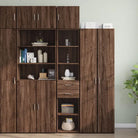 Dressoirs en buffetkasten van bewerkt hout voor extra opbergruimte - bruin eikenkleur / 1 - Dressoirs & buffetkasten