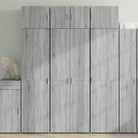 Dressoirs en buffetkasten van bewerkt hout voor extra opbergruimte - Grijs sonoma / 1 - Dressoirs & buffetkasten