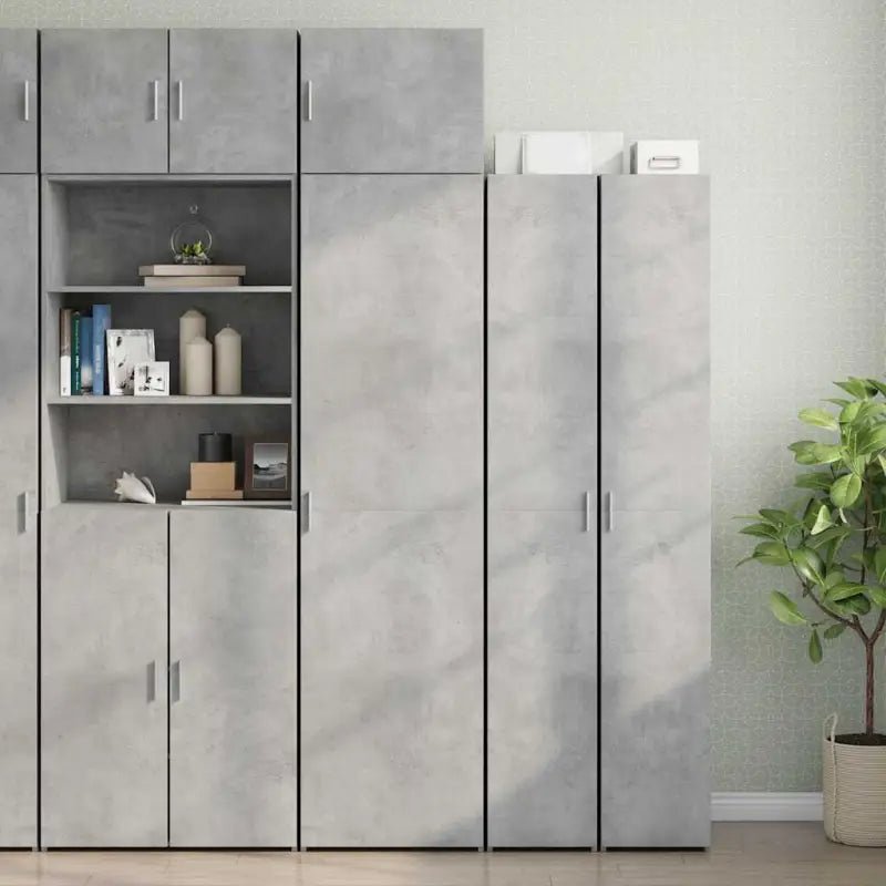 Dressoirs en buffetkasten van bewerkt hout voor extra opbergruimte - Betongrijs / 1 - Dressoirs & buffetkasten