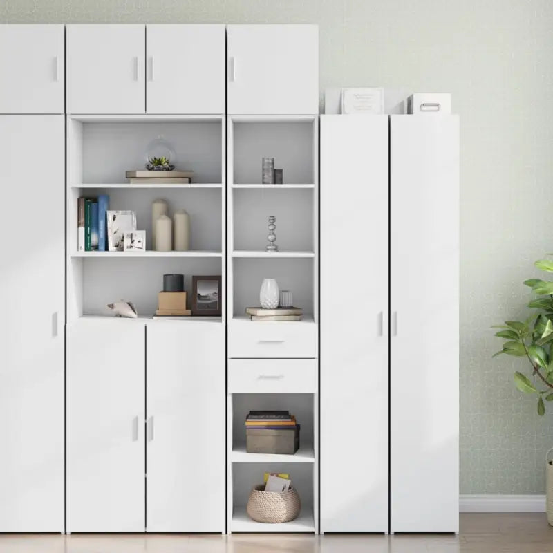 Dressoirs en buffetkasten van bewerkt hout voor extra opbergruimte - Wit / 1 - Dressoirs & buffetkasten