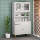 Dressoirs en buffetkasten van massief grenenhout met rustieke charme - Wit / 1 - Dressoirs & buffetkasten