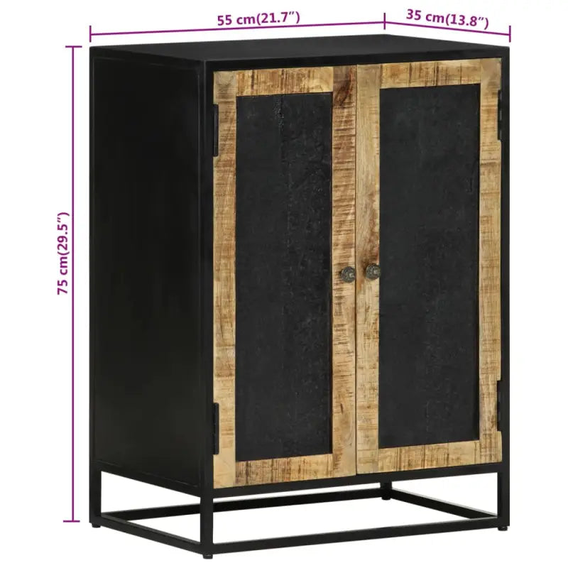 Dressoirs en buffetkasten van massief mangohout met tijdloze uitstraling - 1 / 55 cm - Dressoirs & buffetkasten