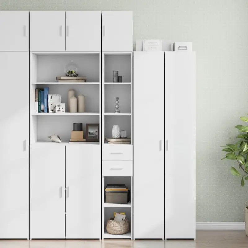 Dressoirs en buffetkasten van stabiel bewerkt hout voor extra opbergruimte - Wit / 1 - Dressoirs & buffetkasten