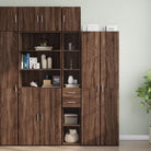 Dressoirs en buffetkasten van stabiel bewerkt hout voor extra opbergruimte - bruin eikenkleur / 1 - Dressoirs &