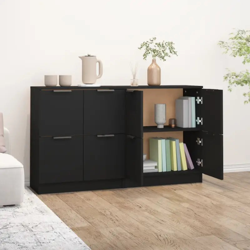 Dressoirs met bewerkt hout en gemakkelijke schoonmaakbaarheid - Dressoirs & buffetkasten