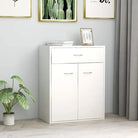 Dressoirs met bewerkt hout voor een minimalistische uitstraling - Wit / 1 - Dressoirs & buffetkasten