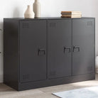 Dressoirs met koudgewalst staal voor een trendy en stevige uitstraling - Zwart / 1 - Dressoirs & buffetkasten