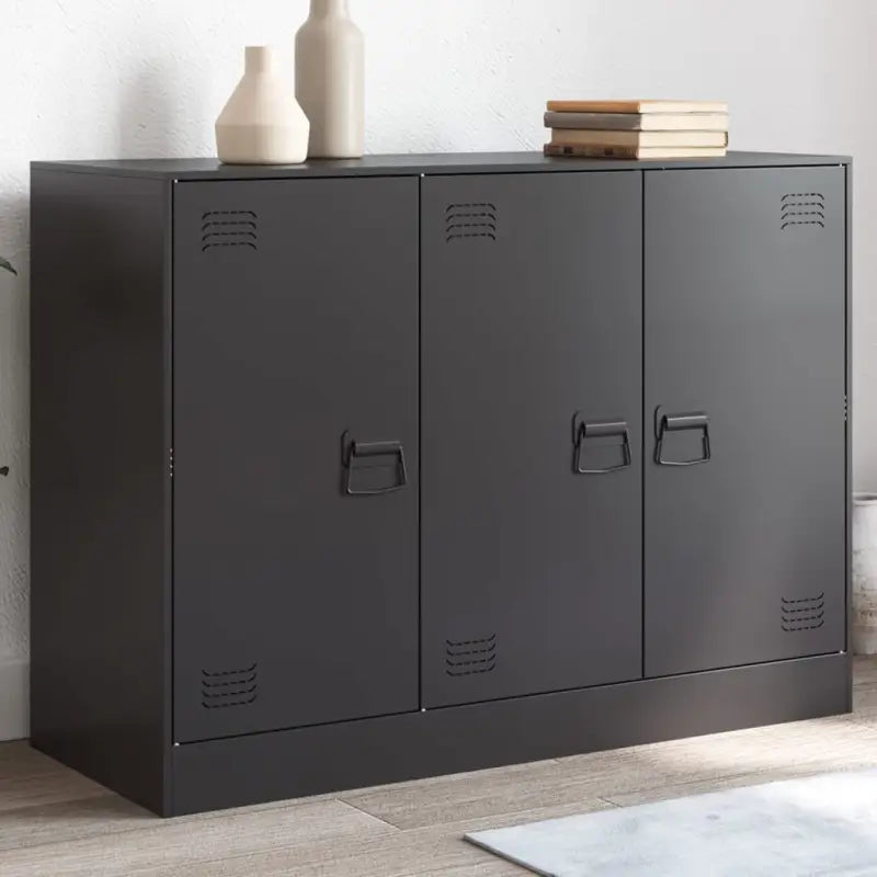 Dressoirs met koudgewalst staal voor een trendy en stevige uitstraling - Zwart / 1 - Dressoirs & buffetkasten