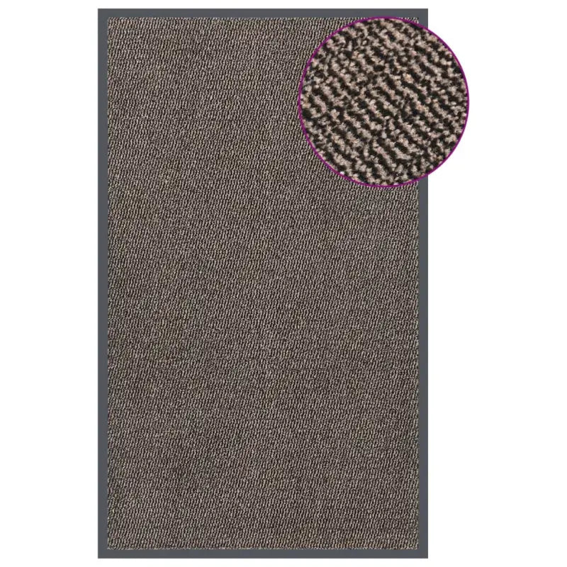 Droogloopmat voor schoenen met anti-slip en schimmelbestendige stof - Donkerbruin / 90 x 150 cm / 1 - Deurmatten