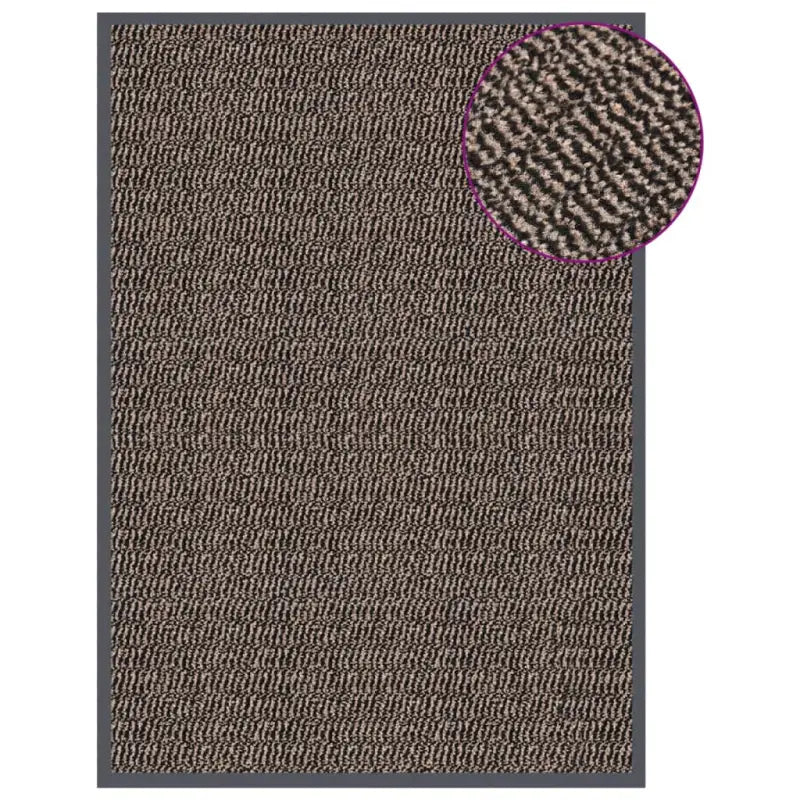 Droogloopmat voor schoenen met anti-slip en schimmelbestendige stof - Donkerbruin / 60 x 90 cm / 1 - Deurmatten
