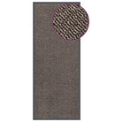 Droogloopmat voor schoenen met anti-slip en schimmelbestendige stof - Donkerbruin / 60 x 150 cm / 1 - Deurmatten