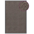 Droogloopmat voor schoenen met anti-slip en schimmelbestendige stof - Donkerbruin / 120 x 180 cm / 1 - Deurmatten