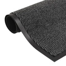 Droogloopmat voor schoenen met anti-slip en schimmelbestendige stof - Antraciet / 40 x 60 cm / 1 - Deurmatten