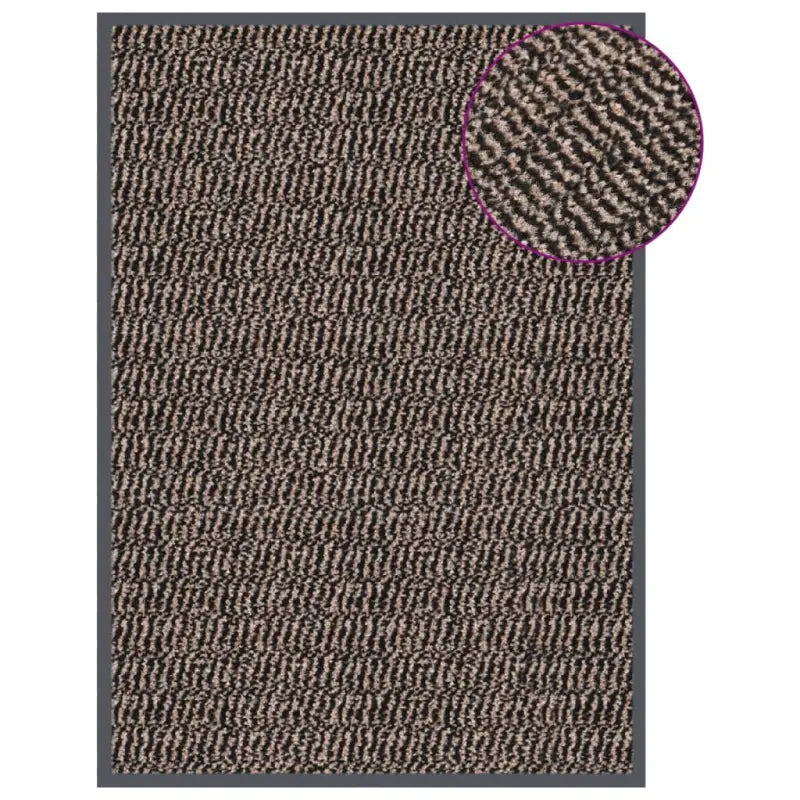 Droogloopmat voor schoenen met anti-slip en schimmelbestendige stof - Donkerbruin / 40 x 60 cm / 1 - Deurmatten