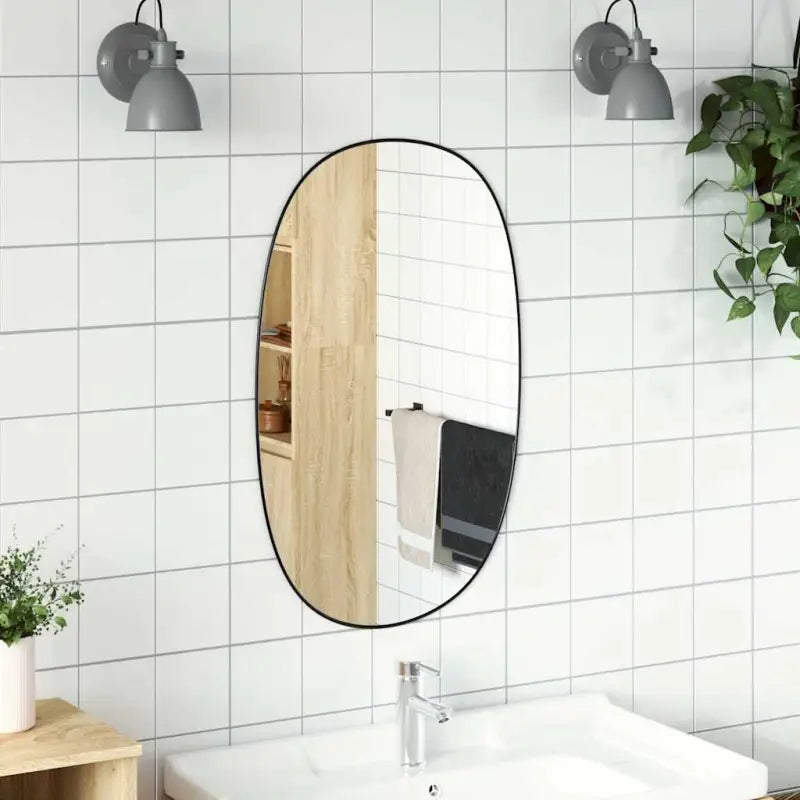 Duidelijke weerspiegeling wandspiegel met minimalistisch ontwerp - Spiegels