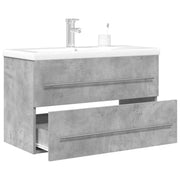 Duurzaam badkamermeubelset met bewerkt hout en ruime afmetingen - Badkamermeubelsets