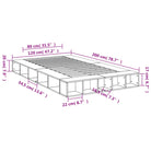 Duurzaam bedframe van bewerkt hout voor een comfortabele slaapkamer - Bedden & bedframes