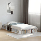 Duurzaam bedframe van bewerkt hout voor een comfortabele slaapkamer - Wit / 90 x 190 cm - Bedden & bedframes