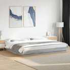 Duurzaam bedframe van bewerkt hout voor een goede nachtrust - Grijs sonoma / 180 x 200 cm - Bedden & bedframes