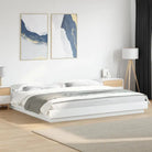 Duurzaam bedframe van bewerkt hout voor een goede nachtrust - Wit / 180 x 200 cm - Bedden & bedframes