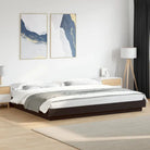 Duurzaam bedframe van bewerkt hout voor een goede nachtrust - Zwart / 180 x 200 cm - Bedden & bedframes