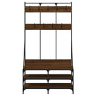Duurzaam houten kledingrek voor een opgeruimde kast - bruin eikenkleur / 1 - Kledingrekken & kastinrichting