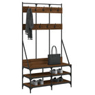Duurzaam houten kledingrek voor een opgeruimde kast - bruin eikenkleur / 1 - Kledingrekken & kastinrichting