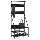Duurzaam houten kledingrek voor opgeruimde kast en gemakkelijke outfitkeuze - Zwart / 1 - Kledingrekken & kastinrichting