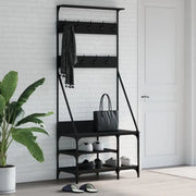 Duurzaam houten kledingrek voor opgeruimde kast en gemakkelijke outfitkeuze - Zwart / 1 - Kledingrekken & kastinrichting