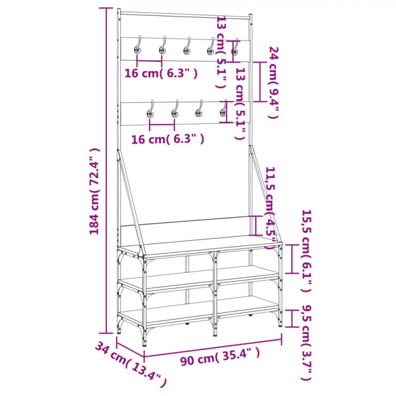 Duurzaam Houten Kledingrek voor Ruimte en Stijl - Kledingrekken & kastinrichting