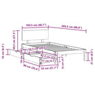 Duurzaam massief grenenhout bedframe voor een goede nachtrust - Bedden & bedframes