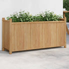Duurzame bamboe plantenbak voor tuin balkon en terras - 100 x 30 x 50 cm / 1 - Bloempotten & plantenbakken