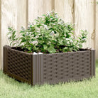 Duurzame bloempotten en plantenbakken voor je tuin of keukenruimte - Bruin / 42,5 x 42,5 x 28,5 cm / 1 - Bloempotten &