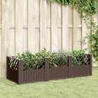 Duurzame bloempotten en plantenbakken voor je tuin of keukenruimte - Bruin / 123,5 x 43,5 x 43,5 cm / 1 - Bloempotten &