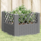 Duurzame bloempotten en plantenbakken voor je tuin of keukenruimte - Lichtgrijs / 43,5 x 43,5 x 43,5 cm / 1