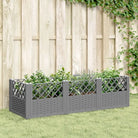 Duurzame bloempotten en plantenbakken voor je tuin of keukenruimte - Lichtgrijs / 123,5 x 43,5 x 43,5 cm / 1