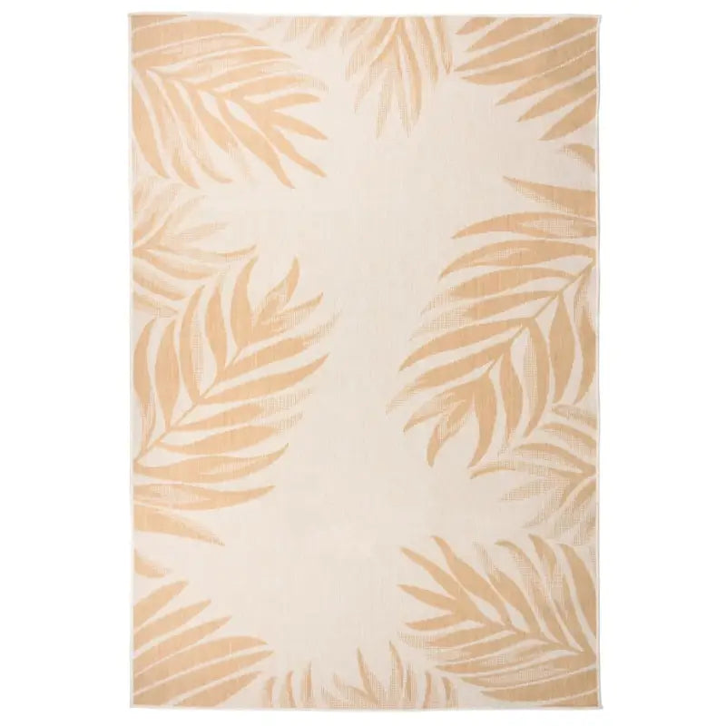 Duurzame buitenvloerkleden voor een beschermendemat in je tuin - Bladpatroon / 160 x 230 cm - Vloerkleden