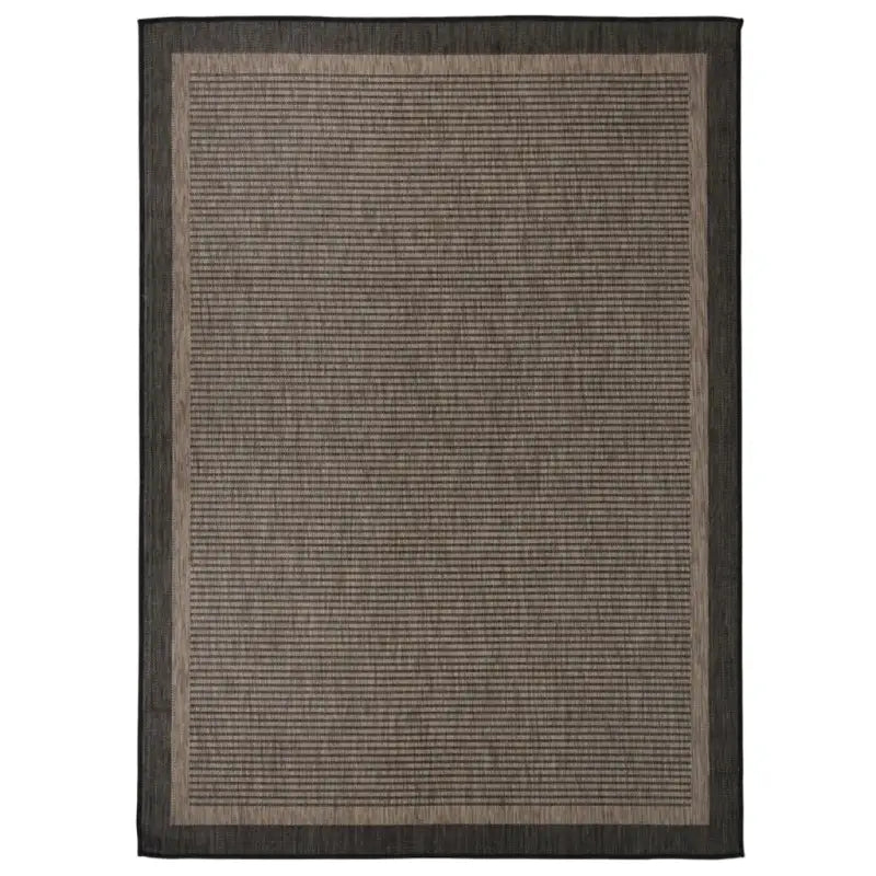 Duurzame buitenvloerkleden voor een beschermendemat in je tuin - Donkerbruin / 200 x 280 cm - Vloerkleden