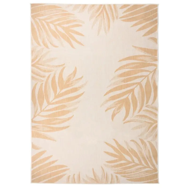 Duurzame buitenvloerkleden voor een beschermendemat in je tuin - Bladpatroon / 140 x 200 cm - Vloerkleden