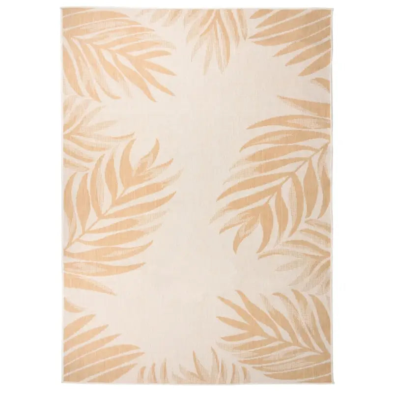 Duurzame buitenvloerkleden voor een beschermendemat in je tuin - Bladpatroon / 200 x 280 cm - Vloerkleden