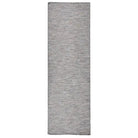 Duurzame buitenvloerkleden voor een beschermendemat in je tuin - Bruin en blauw / 80 x 250 cm - Vloerkleden